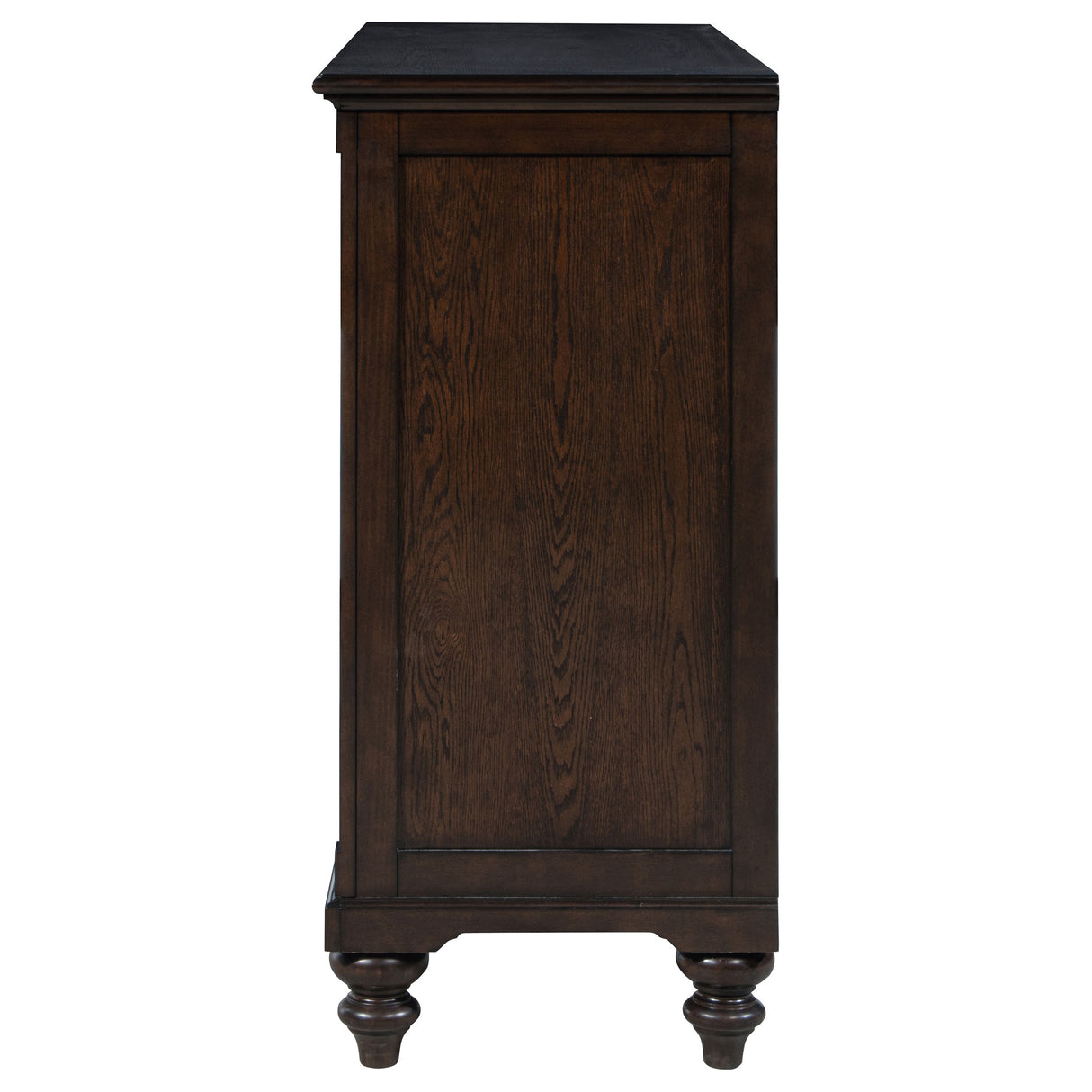 Andover 8-drawer Dresser Cabinet Dark Oak - Home Elegance USA