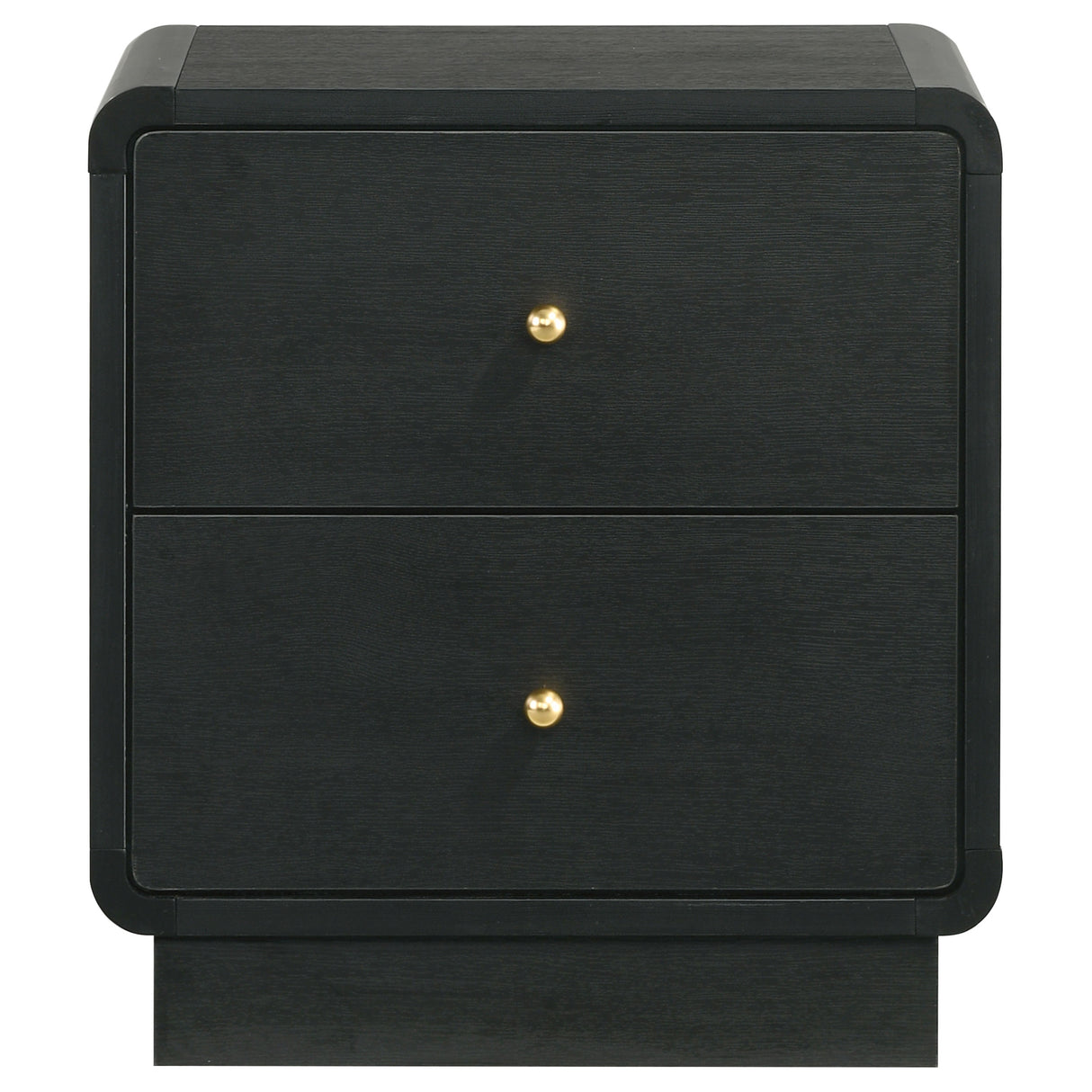 Cavelle 2-drawer Nightstand Bedside Table Black - Home Elegance USA