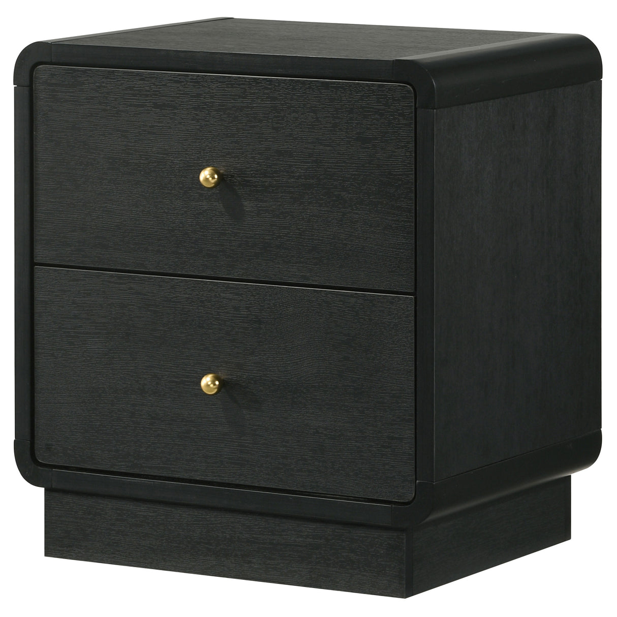 Cavelle 2-drawer Nightstand Bedside Table Black - Home Elegance USA