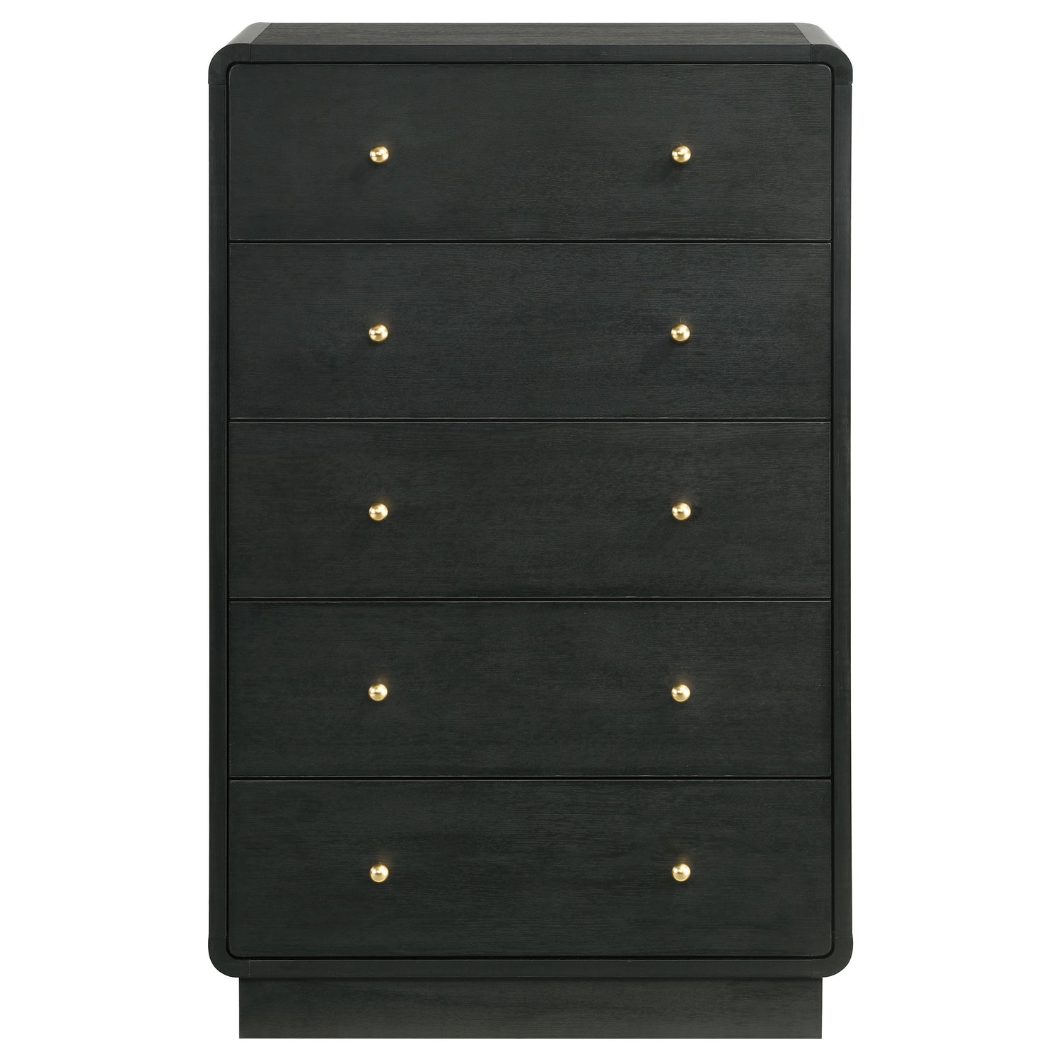 Cavelle 5-drawer Chest of Drawers Black - Home Elegance USA
