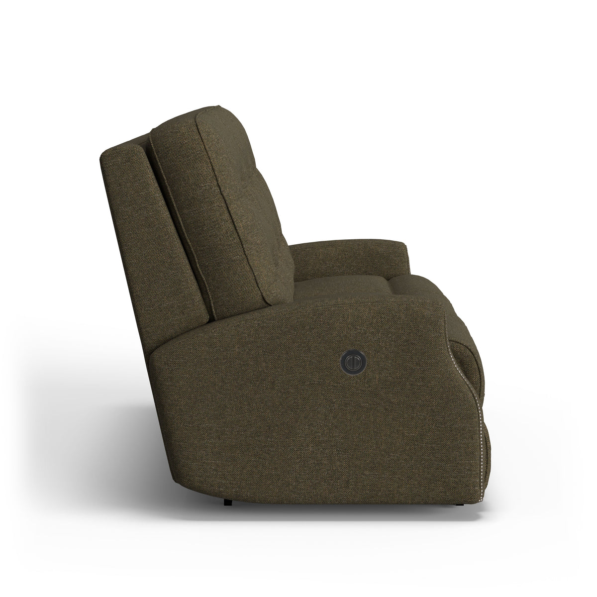 Devon Transitional Fabric Power Reclining Sofa With Nailhead Trim | Flexsteel