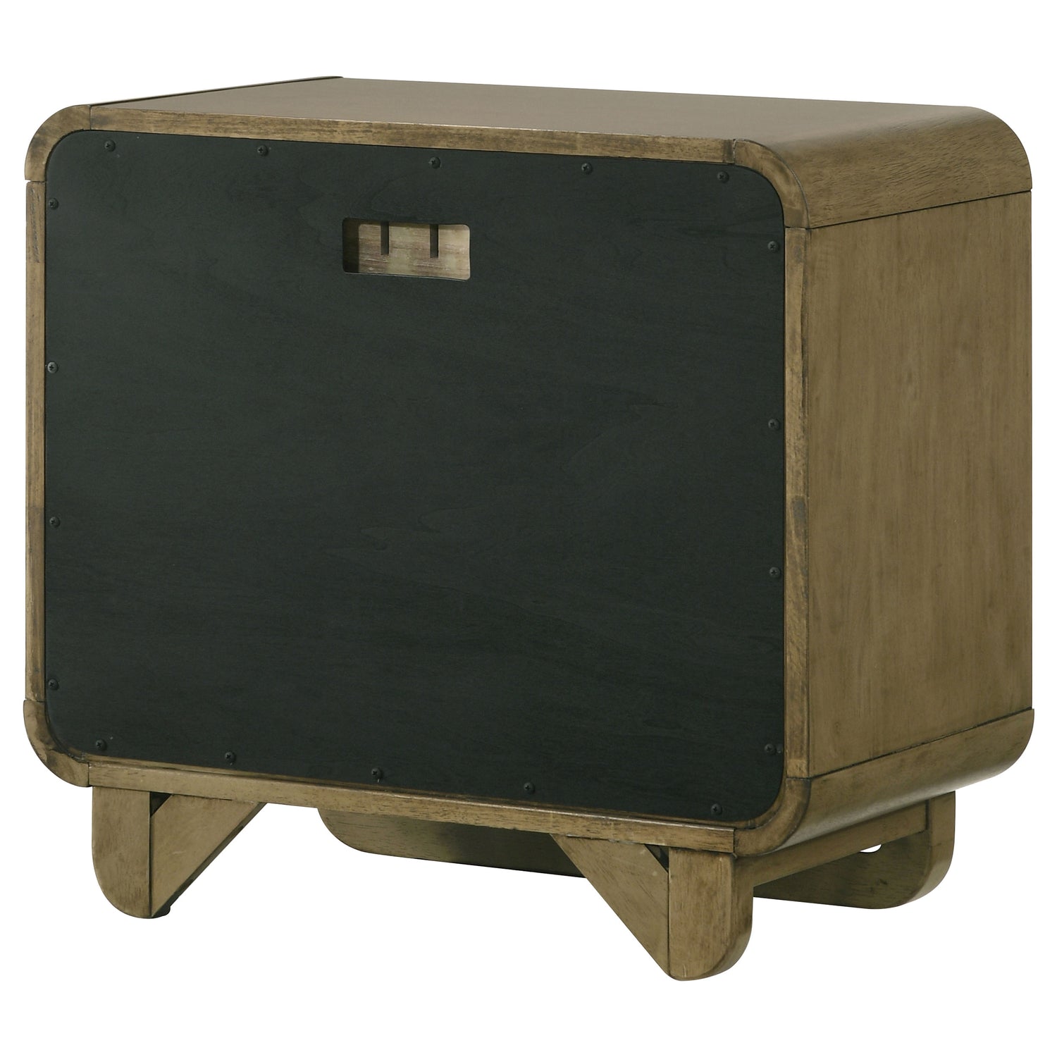 Amsbury 2-drawer Nightstand Bedside Table Nutmeg - Home Elegance USA