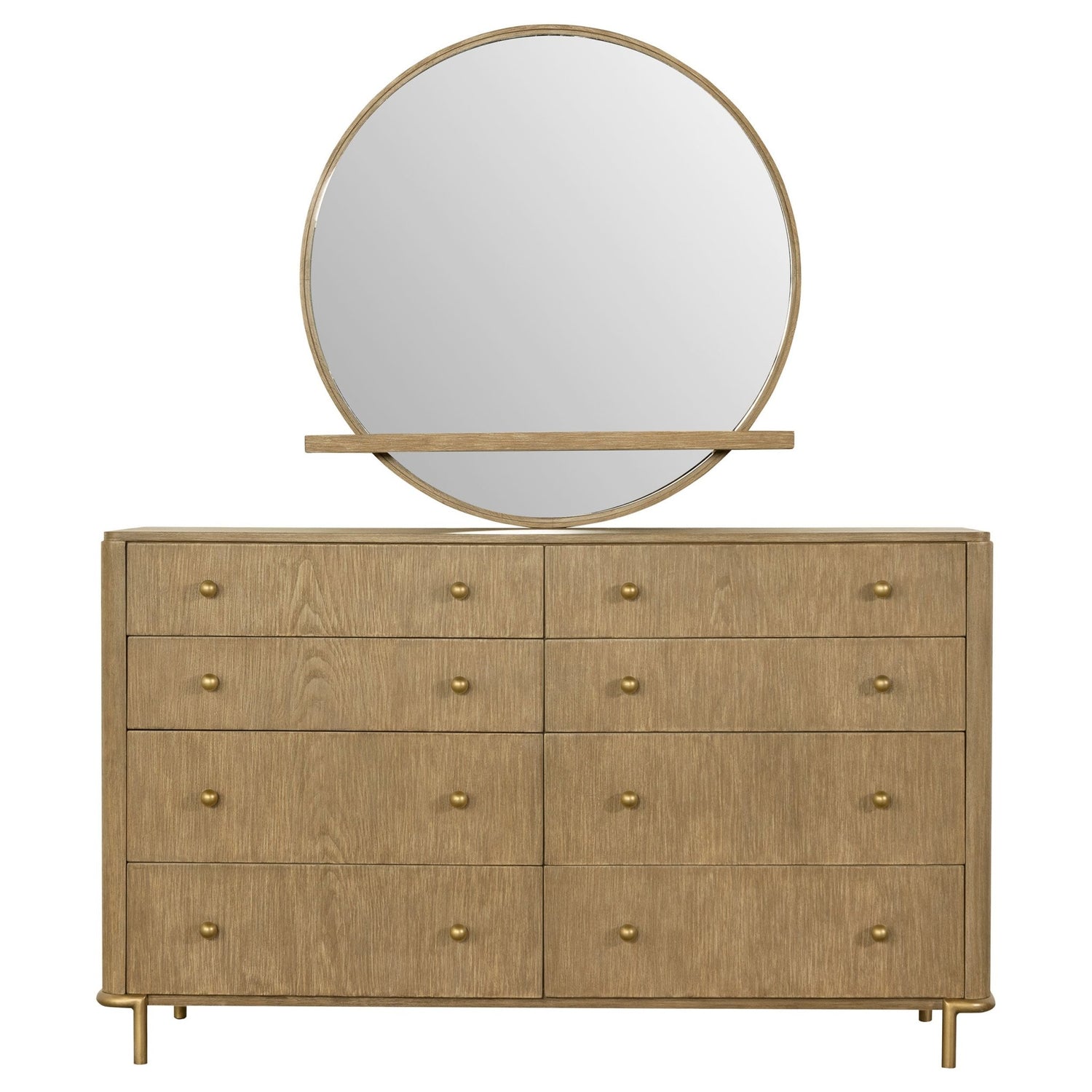 Arini 8 - drawer Dresser with Mirror Sand Wash | Coaster | Home Elegance USA