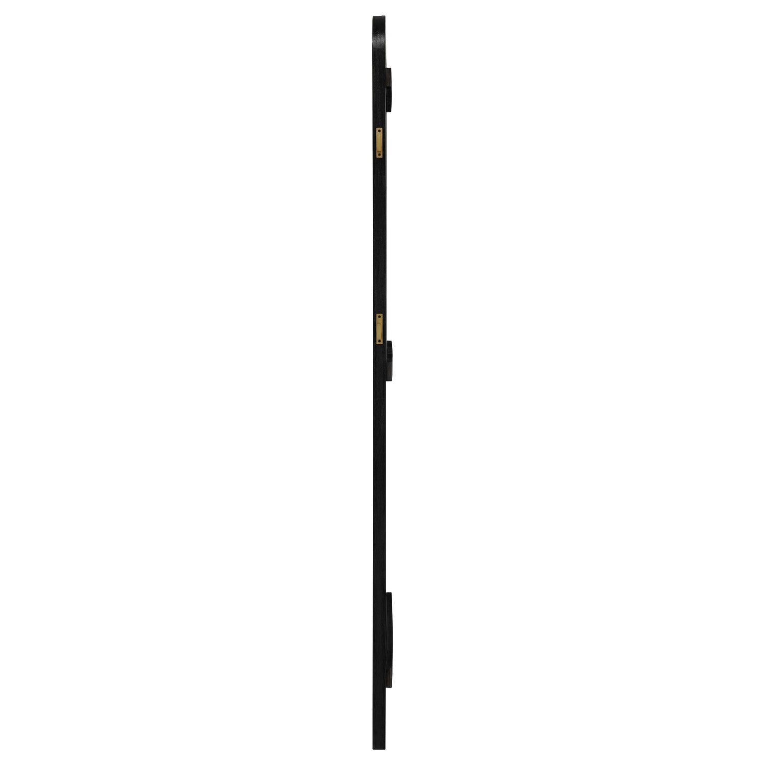 Arini Cane Weave Full Length Standing Floor Mirror Black - Home Elegance USA