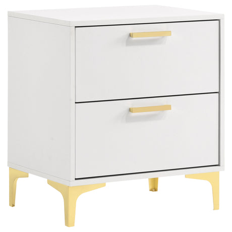 Kendall 2-drawer Nightstand White - Home Elegance USA