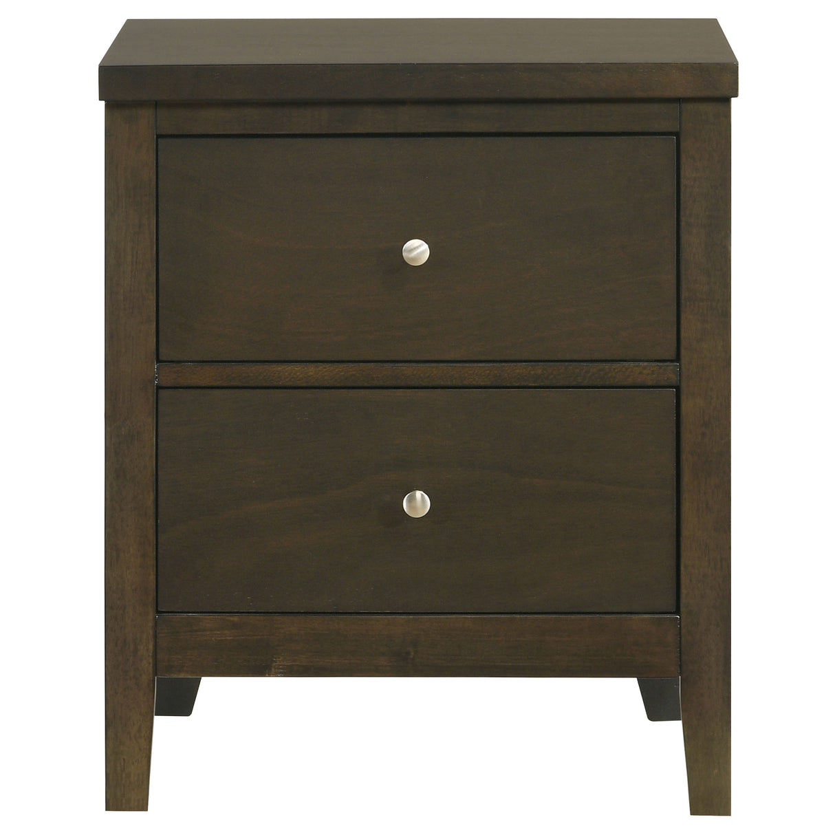 Wilkes 2-drawer Nightstand Bedside Table Dark Cocoa - Home Elegance USA
