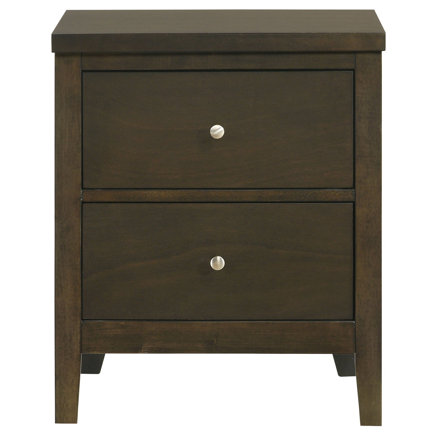 Wilkes 2-drawer Nightstand Bedside Table Dark Cocoa - Home Elegance USA