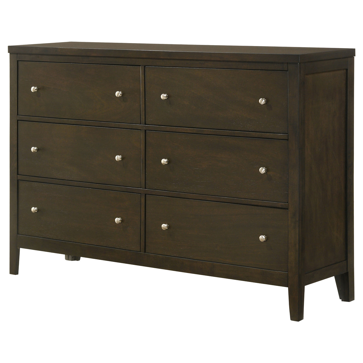 Wilkes 6-drawer Dresser Cabinet Dark Cocoa - Home Elegance USA