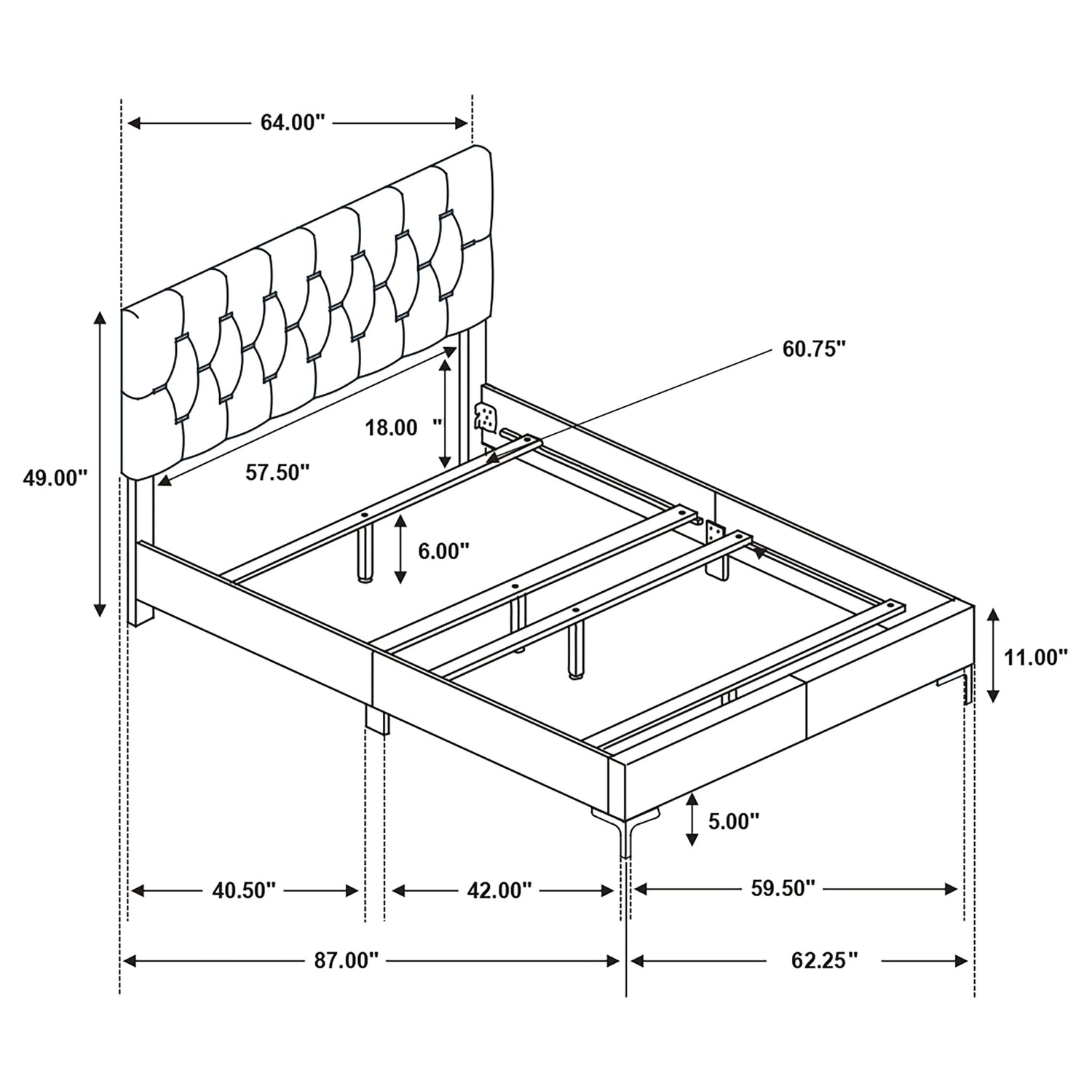 Queen Bed 4 Pc Set - Kendall 4-piece Queen Bedroom Set Black