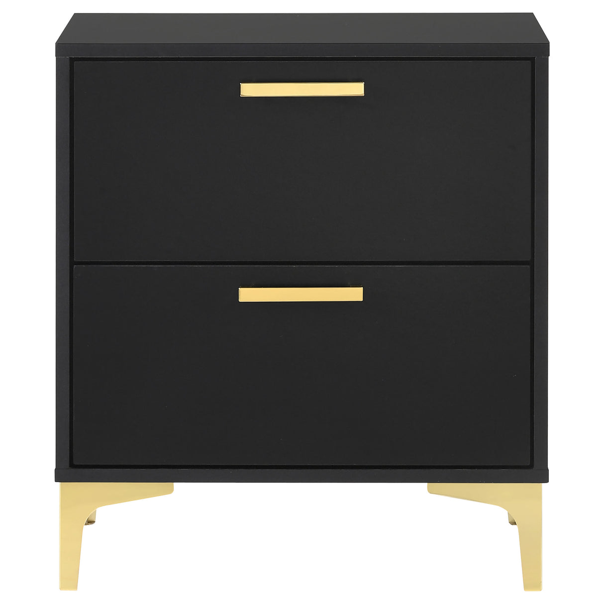 Kendall 2-drawer Nightstand Black - Home Elegance USA