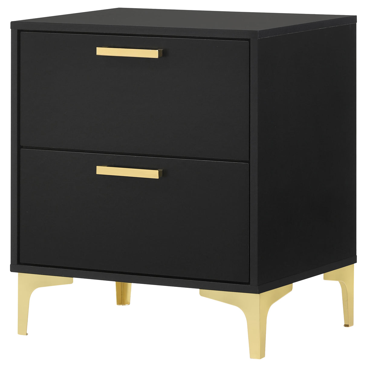 Kendall 2-drawer Nightstand Black - Home Elegance USA