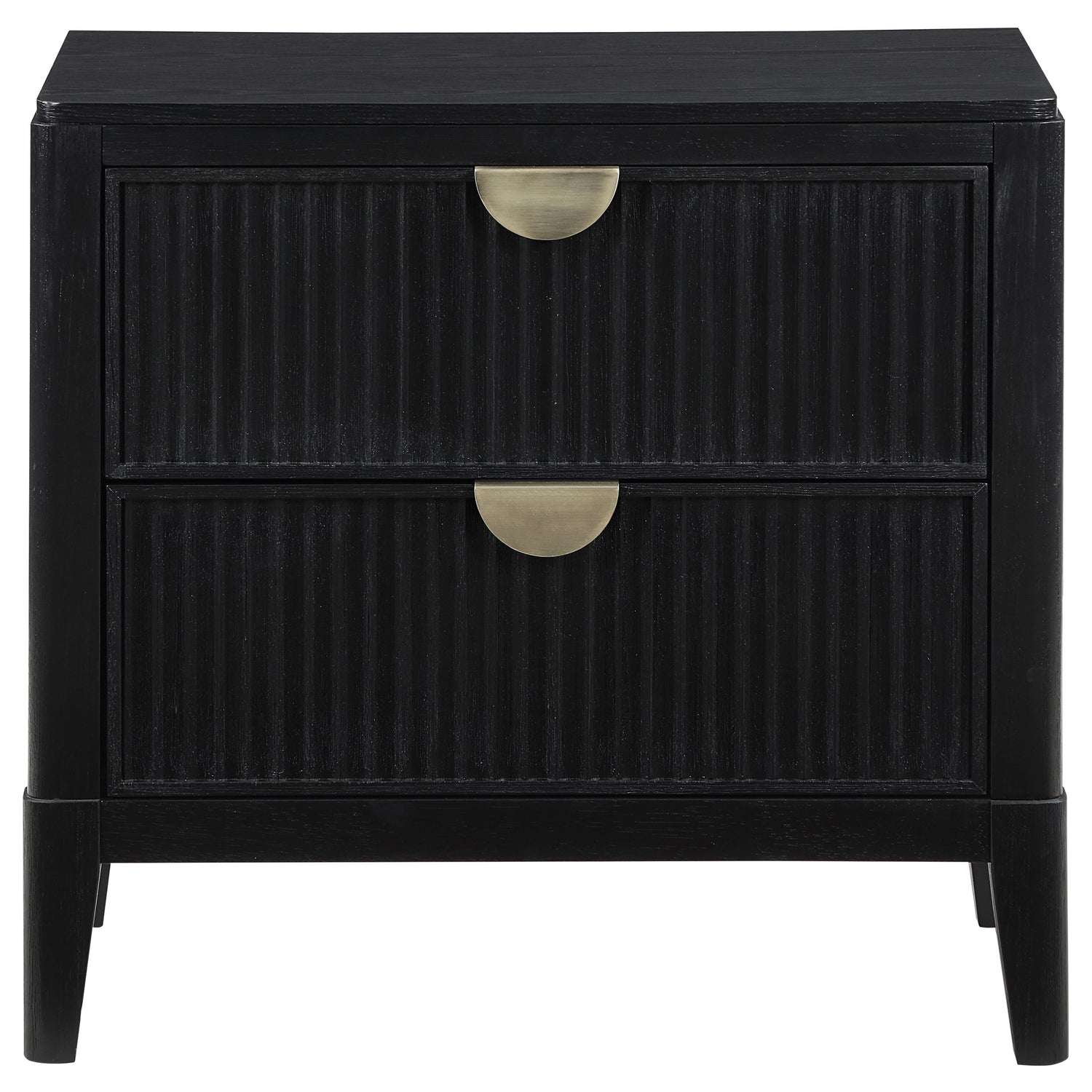 Brookmead 2-drawer Nightstand Black - Home Elegance USA
