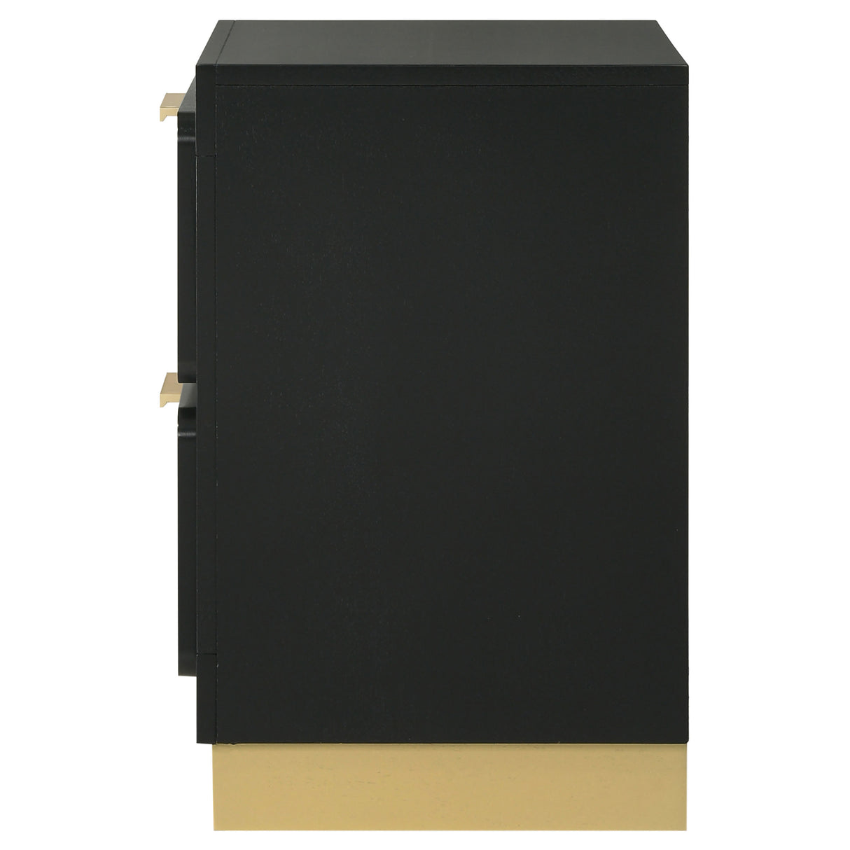 Caraway 2-drawer Nightstand Black - Home Elegance USA