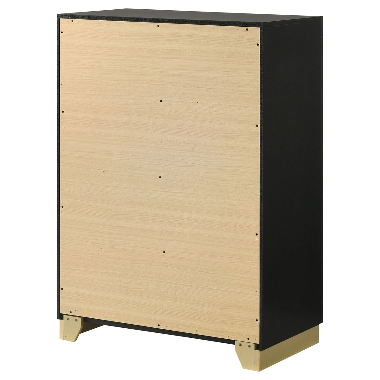 Caraway 4 - drawer Bedroom Chest Black | Coaster | Home Elegance USA