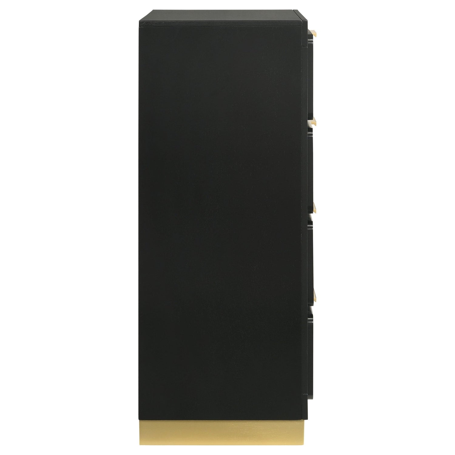 Caraway 4 - drawer Bedroom Chest Black | Coaster | Home Elegance USA