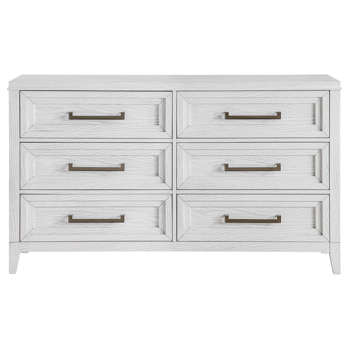 Marielle 6-drawer Bedroom Dresser Distressed White - Home Elegance USA