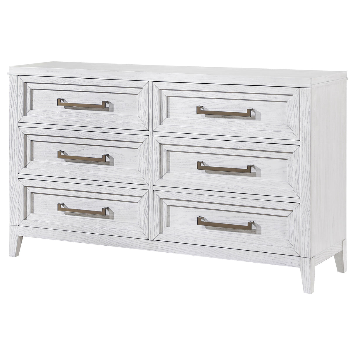 Marielle 6-drawer Bedroom Dresser Distressed White - Home Elegance USA