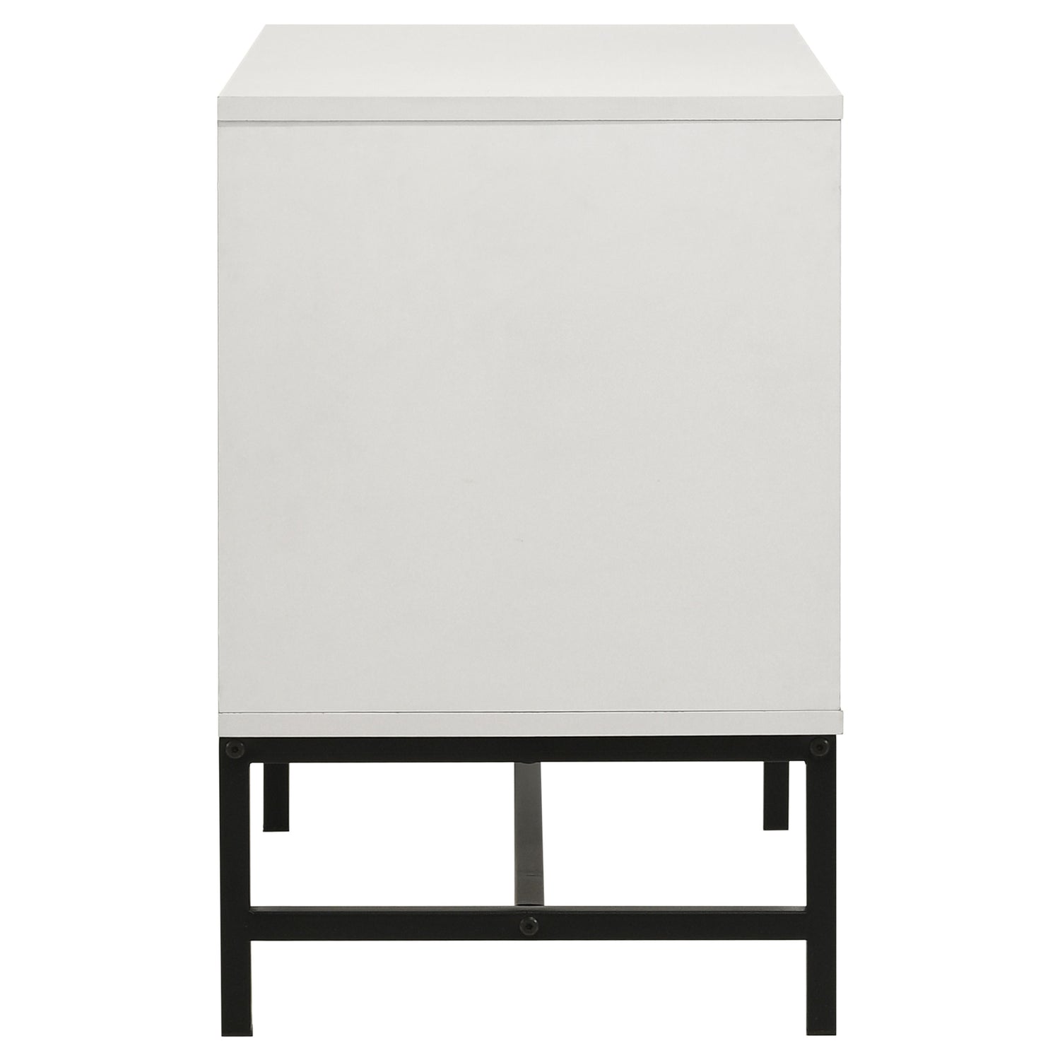 Sonora 2-drawer Nightstand Bedside Table White - Home Elegance USA