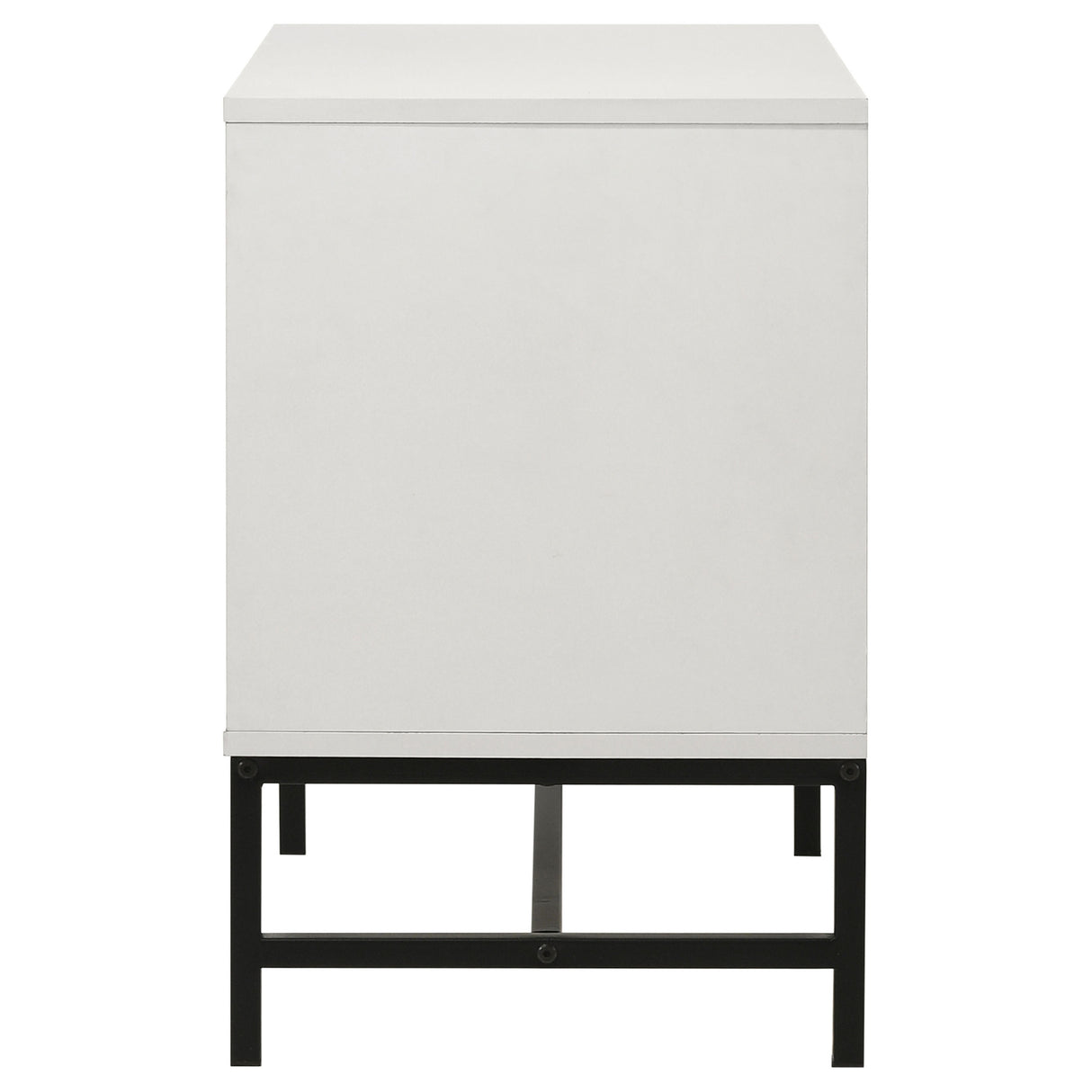 Sonora 2-drawer Nightstand Bedside Table White - Home Elegance USA