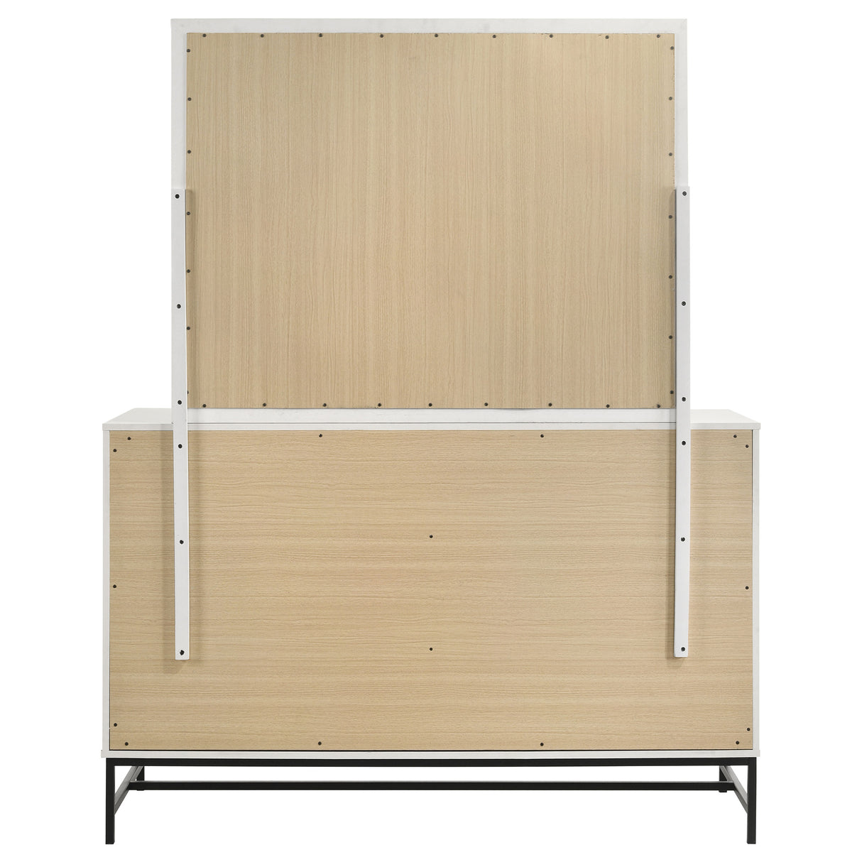 Sonora 6-drawer Dresser with Mirror White - Home Elegance USA