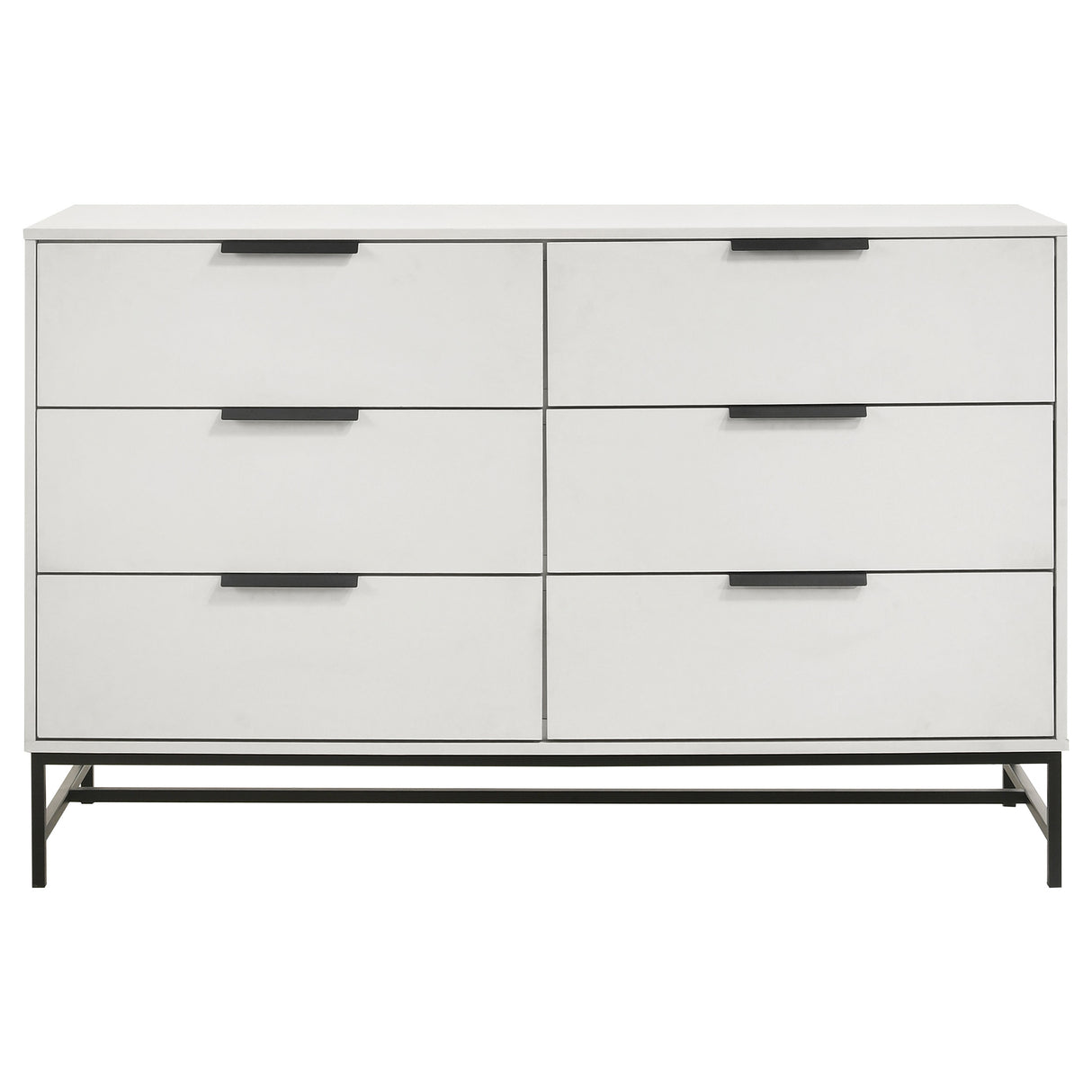 Sonora 6-drawer Bedroom Dresser White - Home Elegance USA