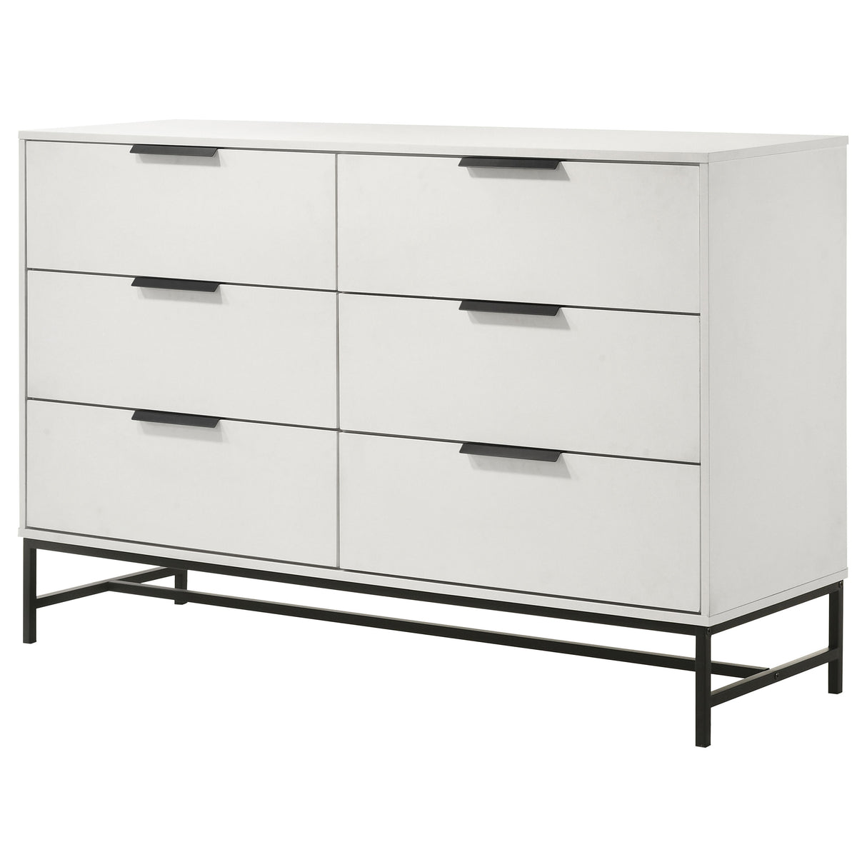 Sonora 6-drawer Bedroom Dresser White - Home Elegance USA