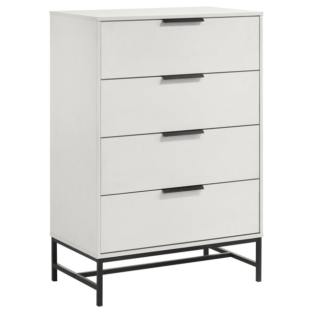 Sonora 4-drawer Bedroom Chest White - Home Elegance USA
