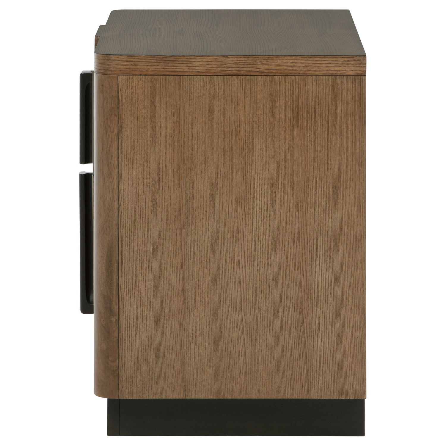 Terrace 2-drawer Nightstand Bedside Table Ash Brown - Home Elegance USA