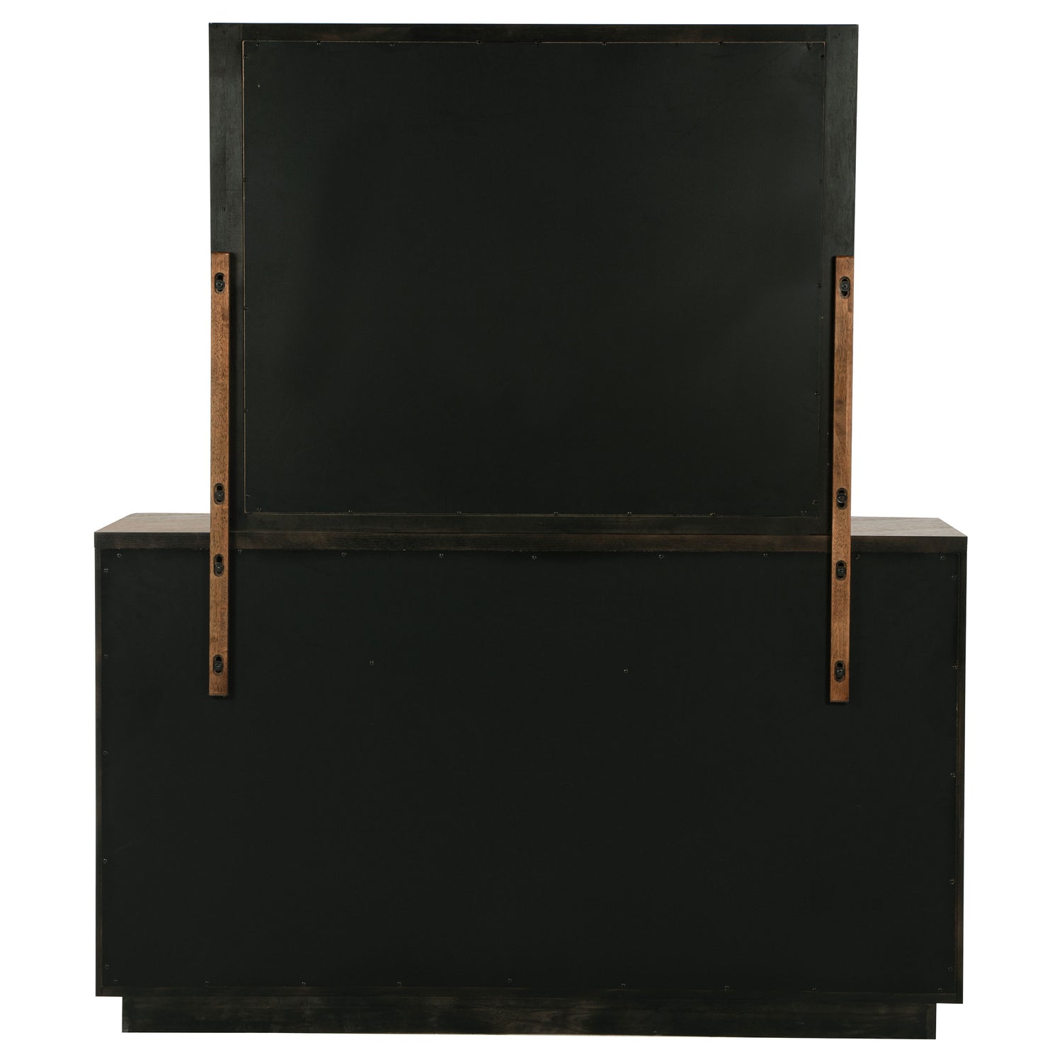 Terrace 6-drawer Dresser and Mirror Ash Brown - Home Elegance USA