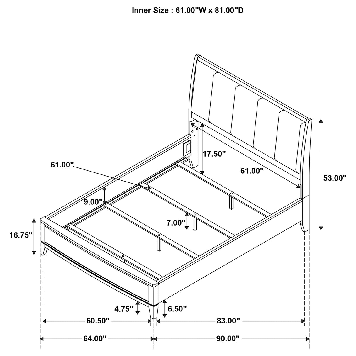 Granada 4-piece Queen Bedroom Set Natural Pine | Coaster Furniture - sold by Home Elegance USA