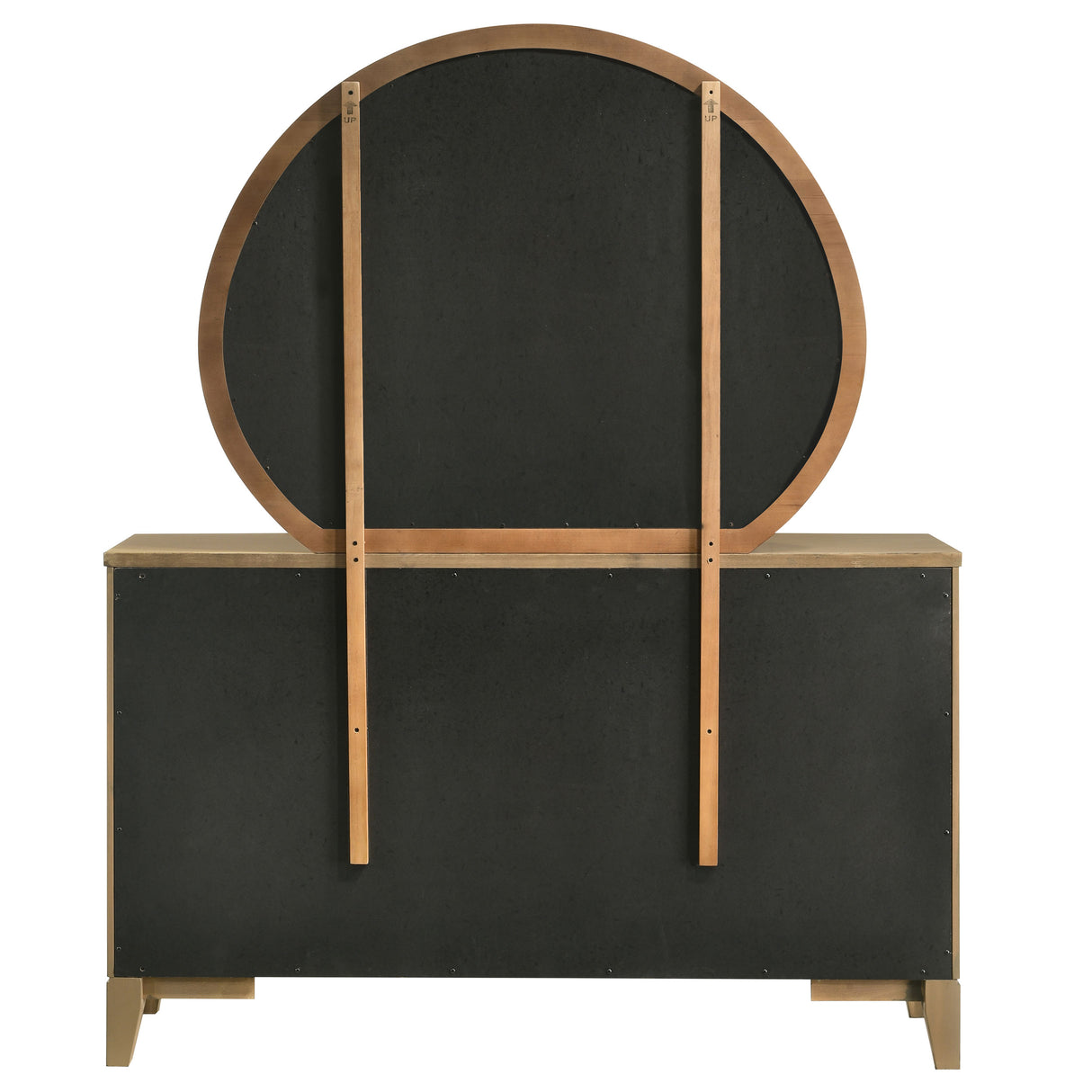 Granada 8-drawer Dresser and Mirror Natural Pine - Home Elegance USA