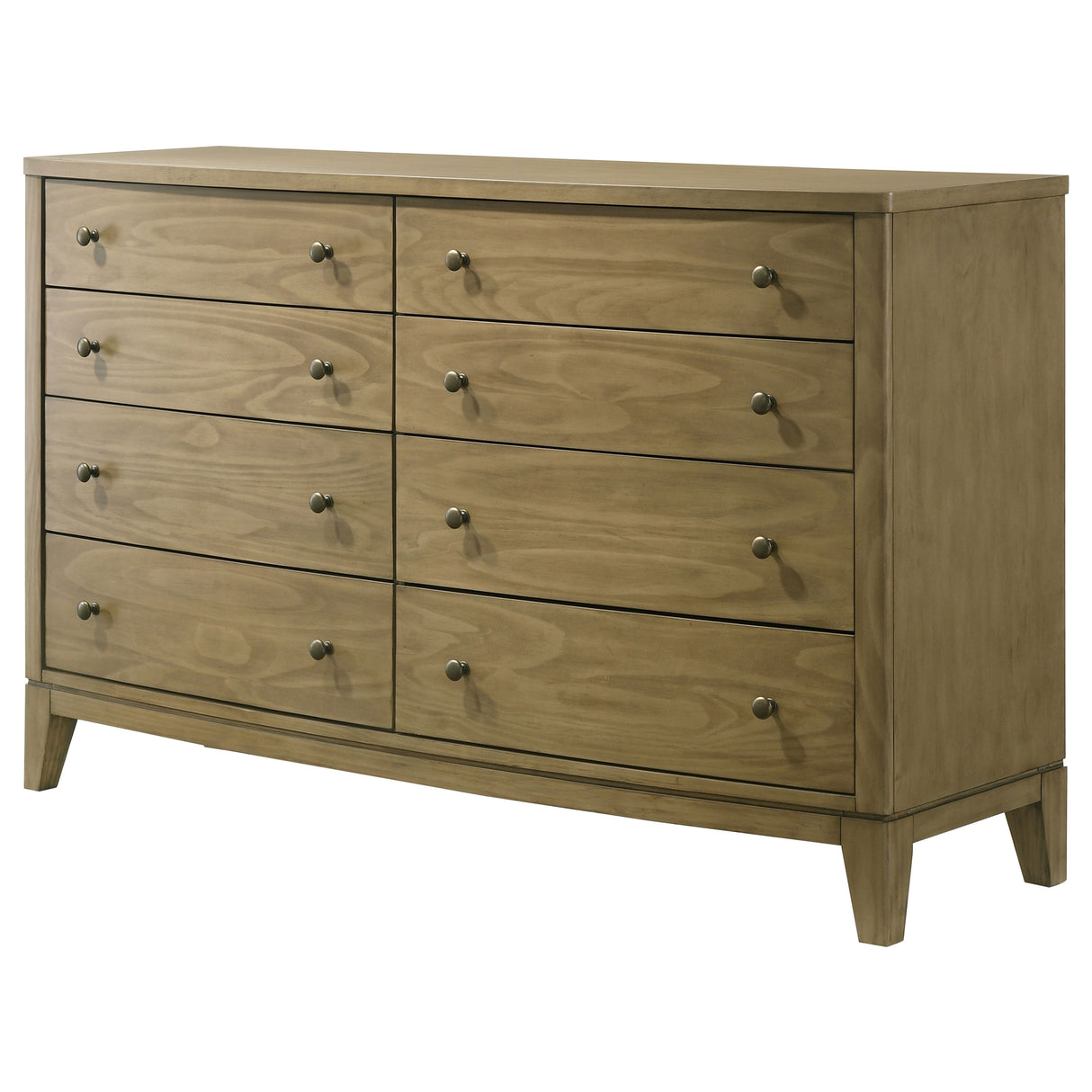 Granada 8-drawer Dresser Cabinet Natural Pine - Home Elegance USA