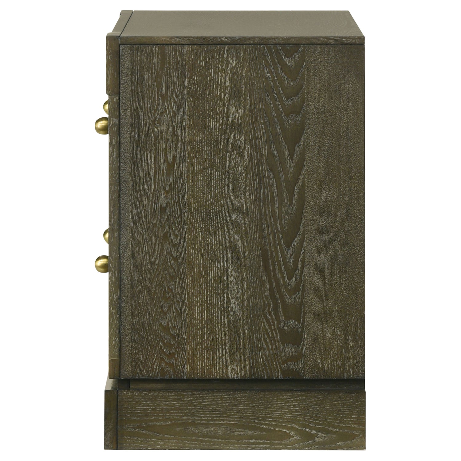 Gran Park 2-drawer Nightstand Bedside Table Dark Cocoa - Home Elegance USA