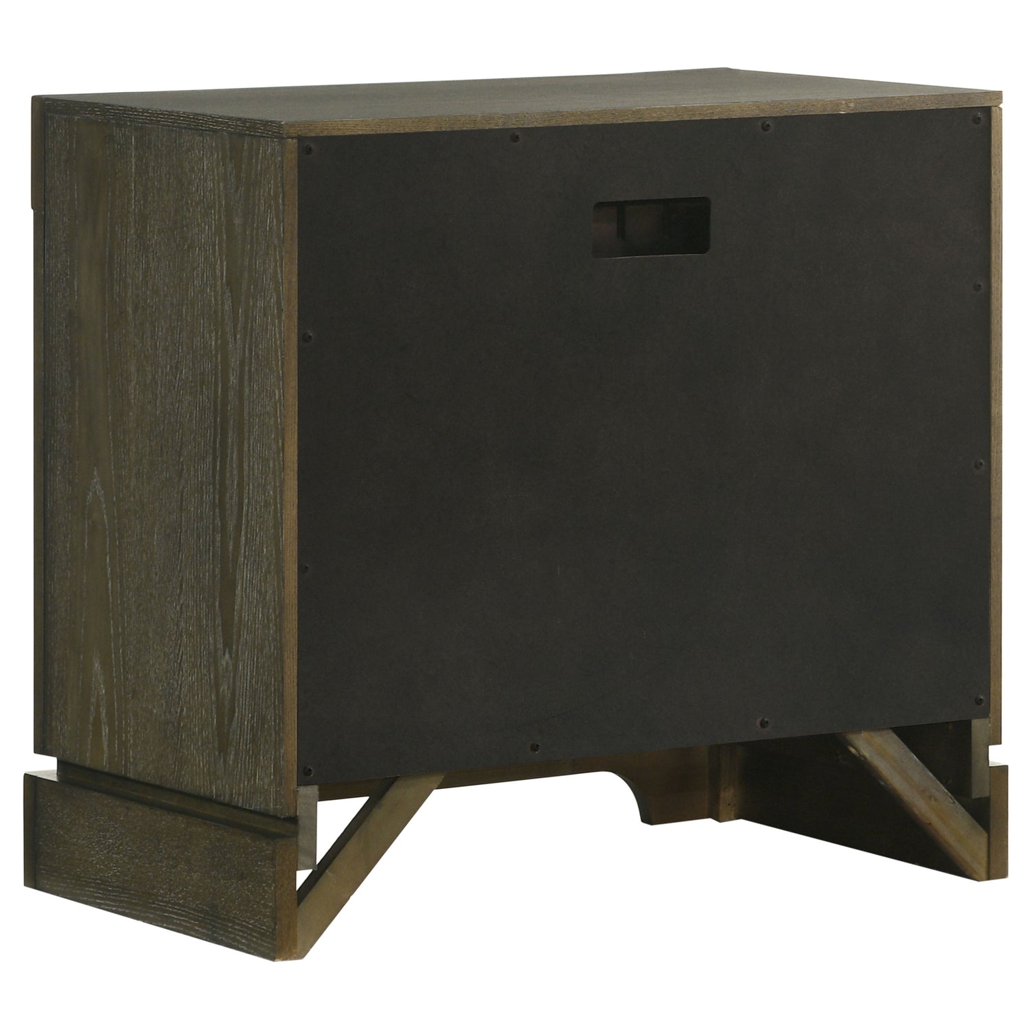 Gran Park 2-drawer Nightstand Bedside Table Dark Cocoa - Home Elegance USA