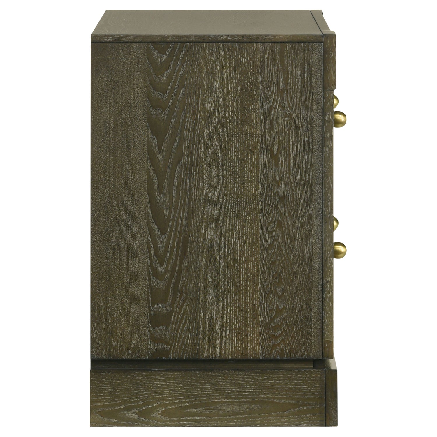 Gran Park 2-drawer Nightstand Bedside Table Dark Cocoa - Home Elegance USA