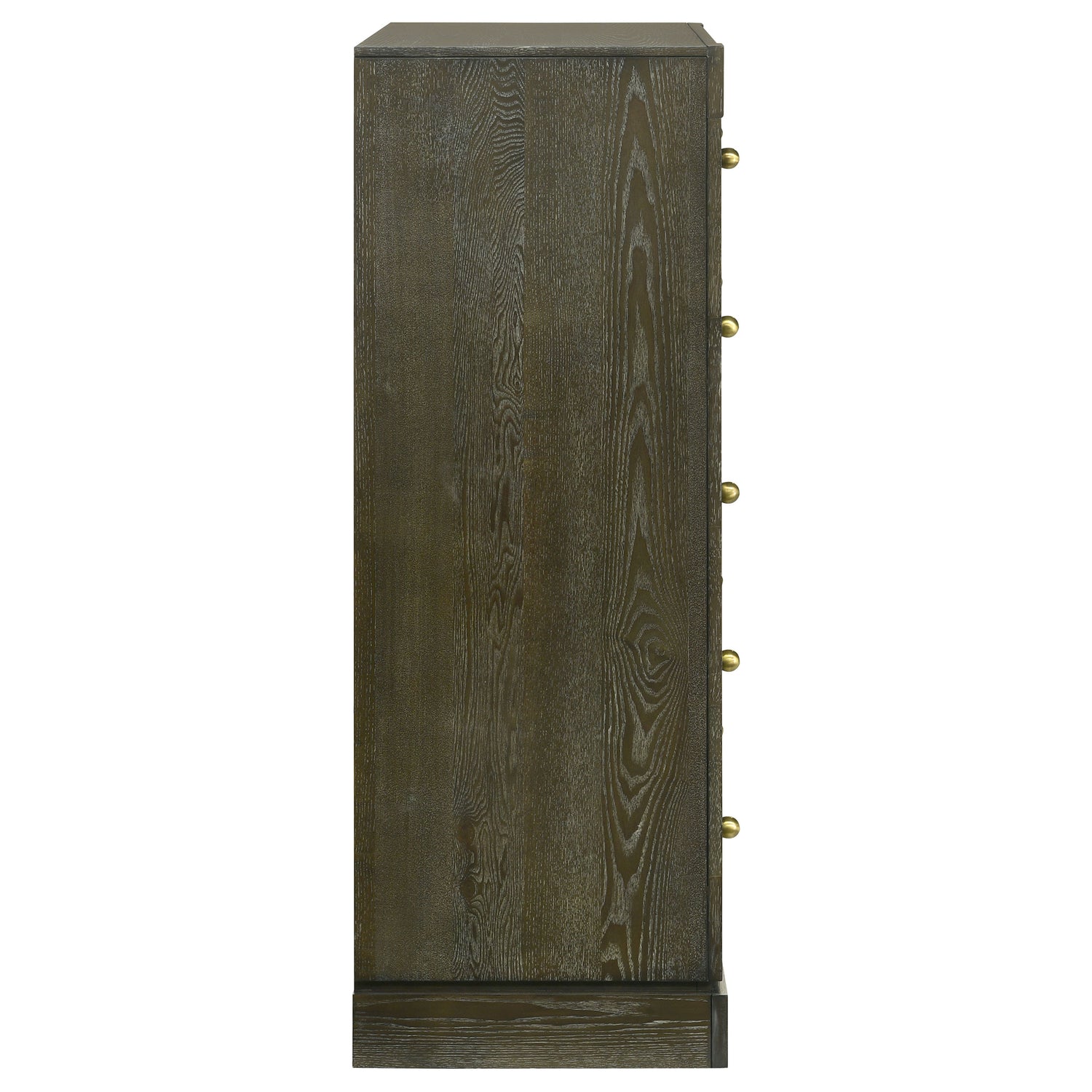 Gran Park 5-drawer Bedroom Chest of Drawers Dark Cocoa - Home Elegance USA
