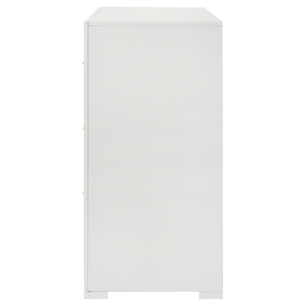 Ives 6-drawer Dresser Cabinet White High Gloss - Home Elegance USA
