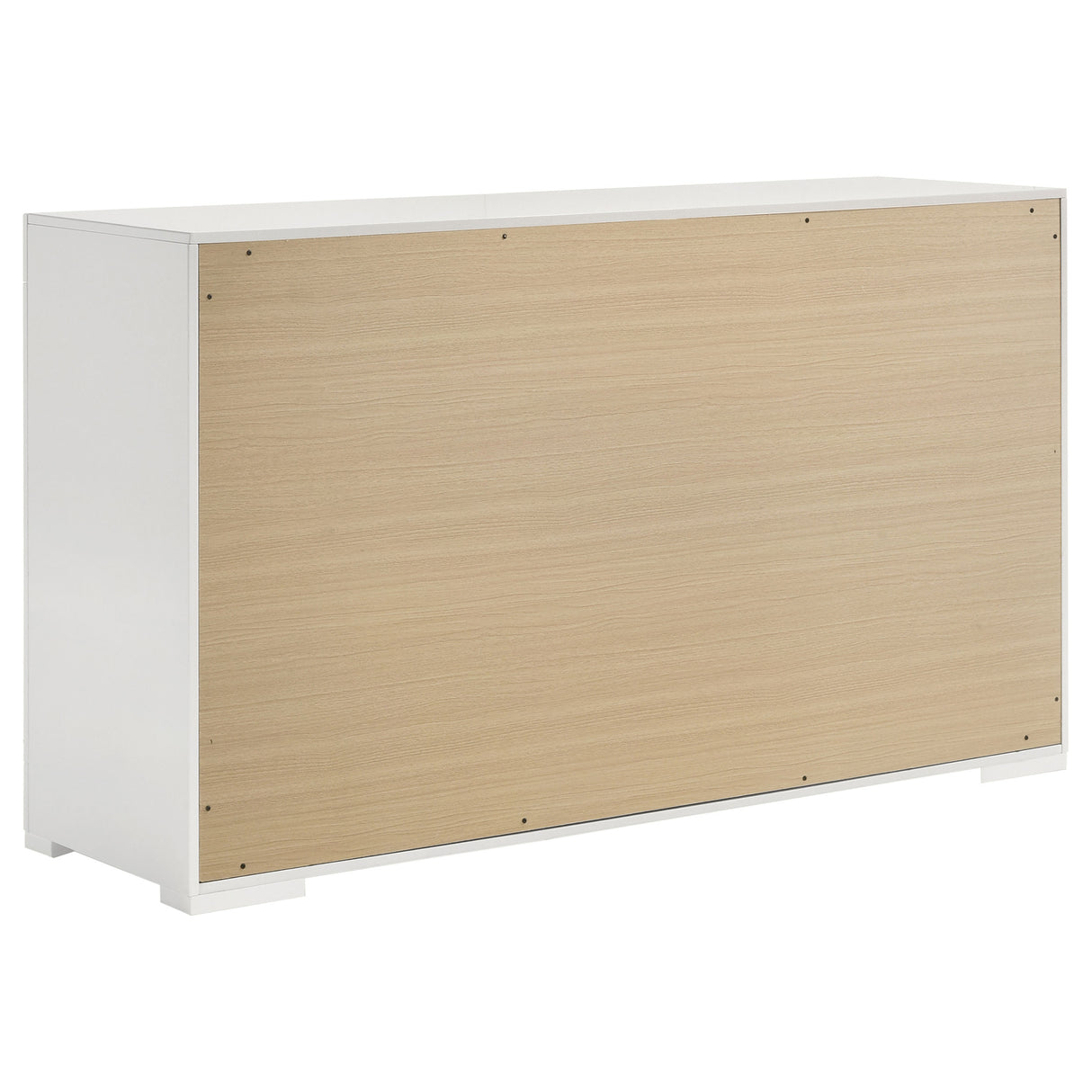 Ives 6-drawer Dresser Cabinet White High Gloss - Home Elegance USA