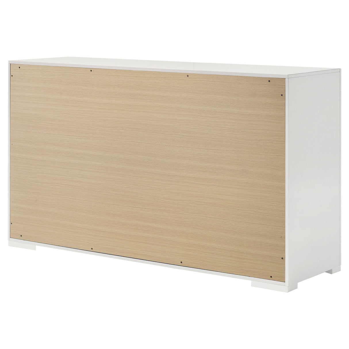Ives 6-drawer Dresser Cabinet White High Gloss - Home Elegance USA