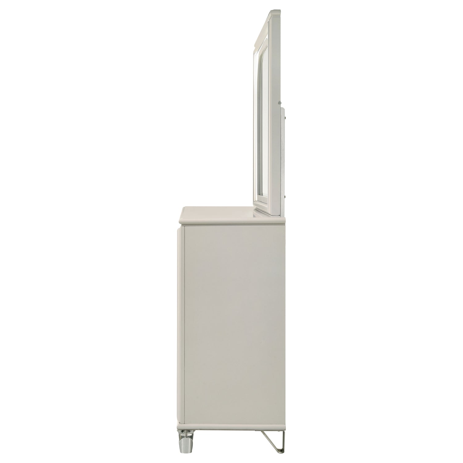 Olivia 6-drawer Dresser and LED Mirror Pearl White - Home Elegance USA