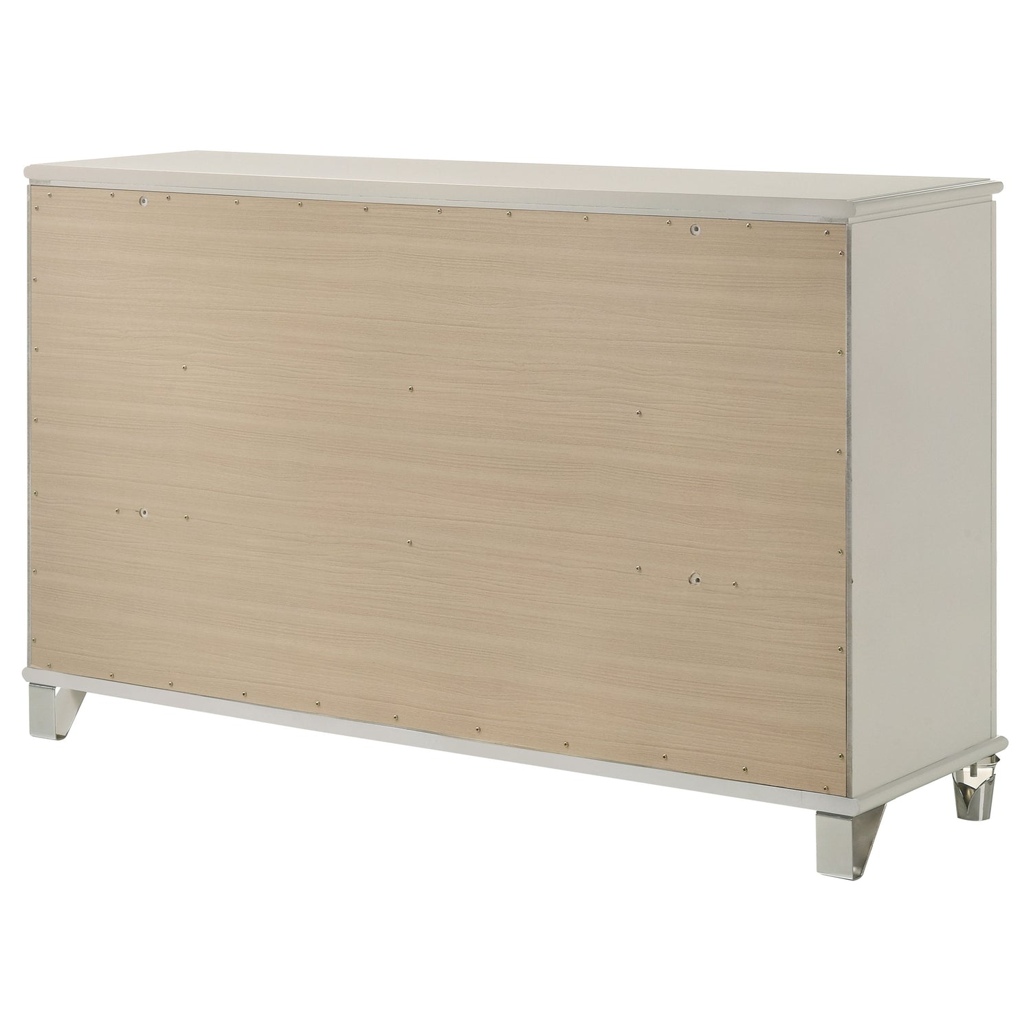 Olivia 6-drawer Dresser Cabinet Pearl White - Home Elegance USA