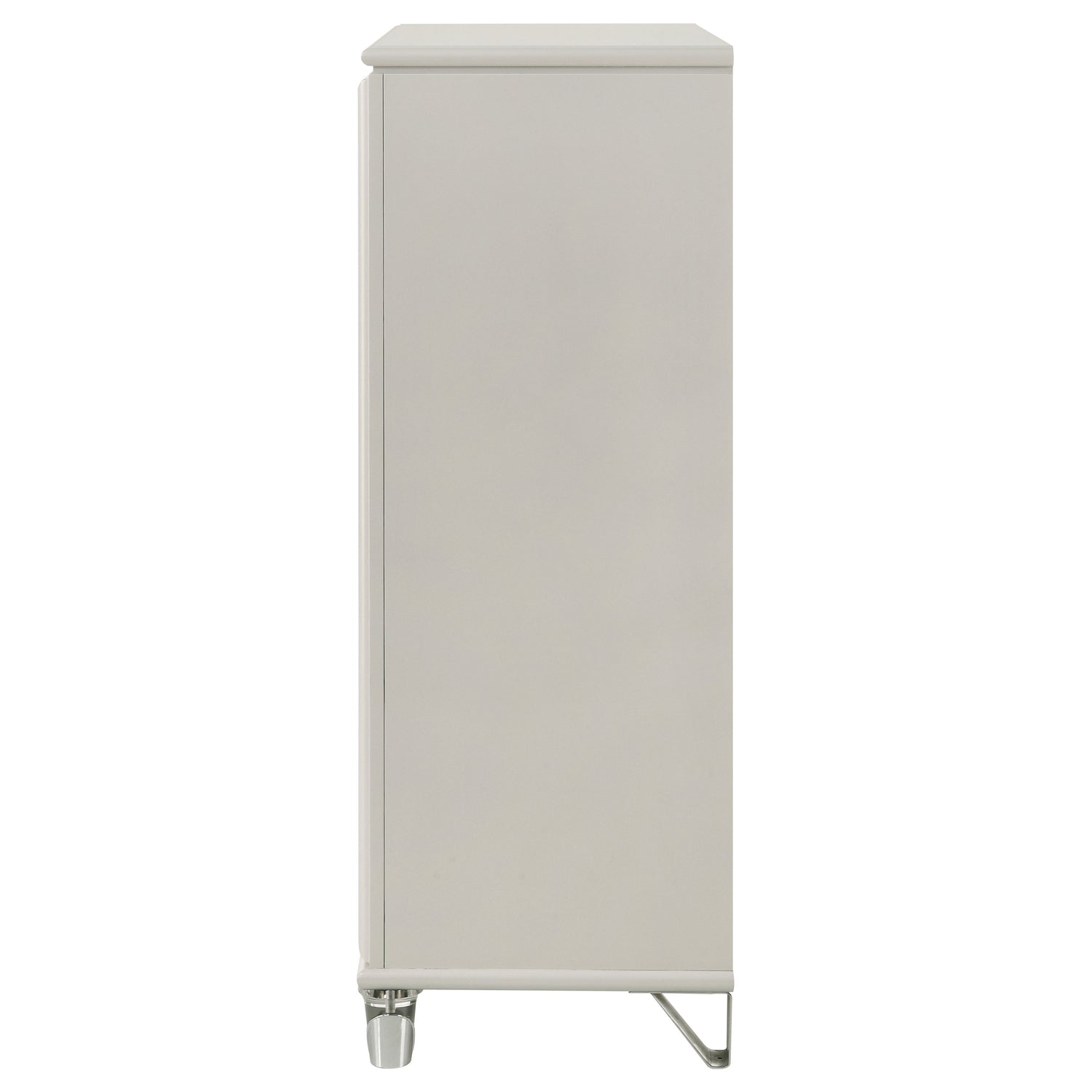 Olivia 5-drawer Bedroom Chest of Drawers Pearl White - Home Elegance USA