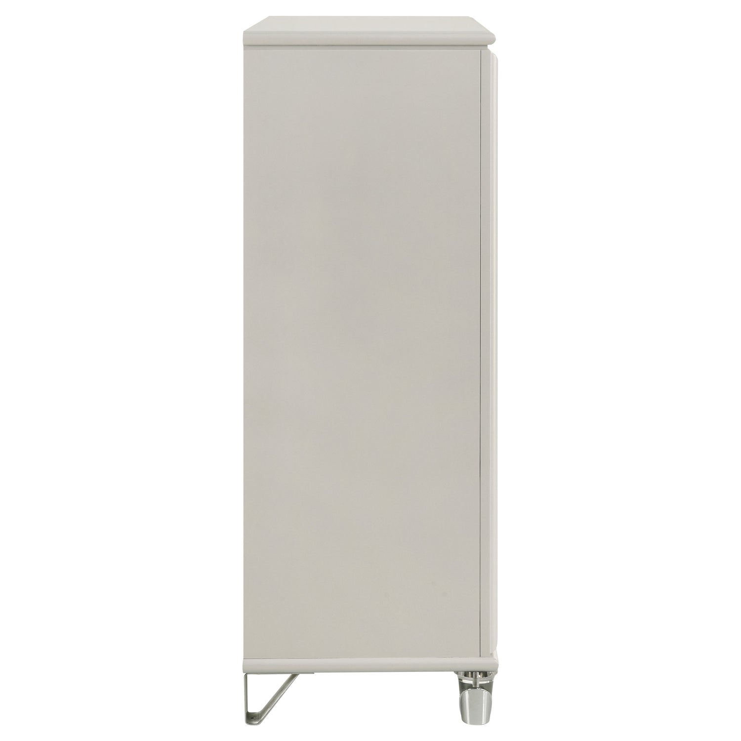 Olivia 5-drawer Bedroom Chest of Drawers Pearl White - Home Elegance USA
