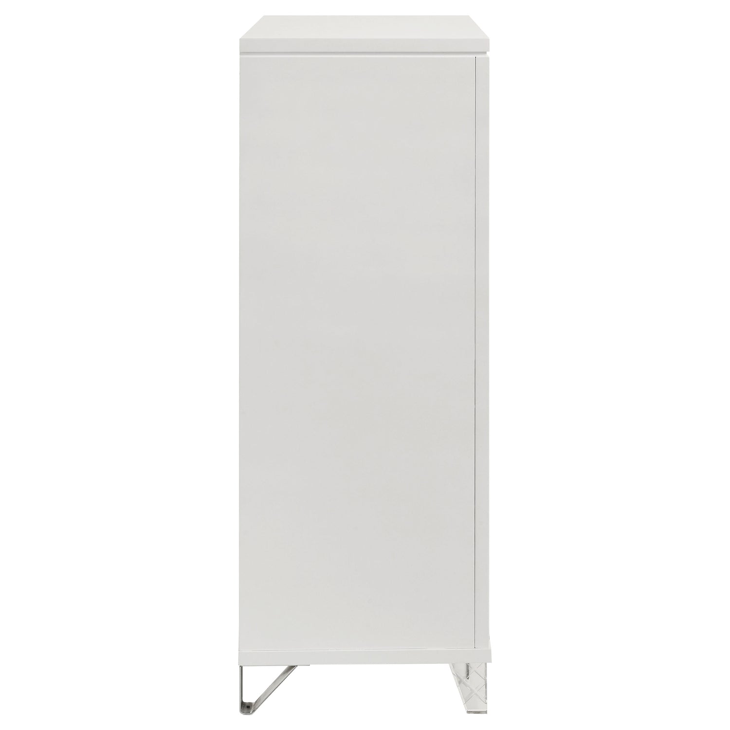 Marmore 5-drawer Bedroom Chest of Drawers White - Home Elegance USA