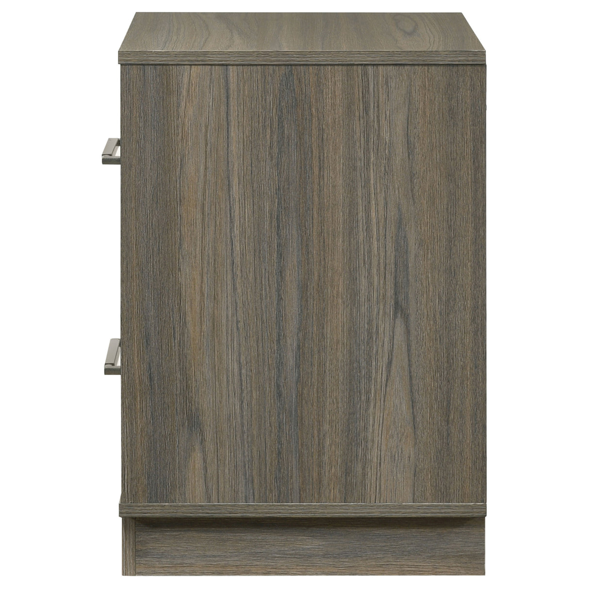 Fenwick 2-drawer Nightstand Bedside Table Grey Oak - Home Elegance USA