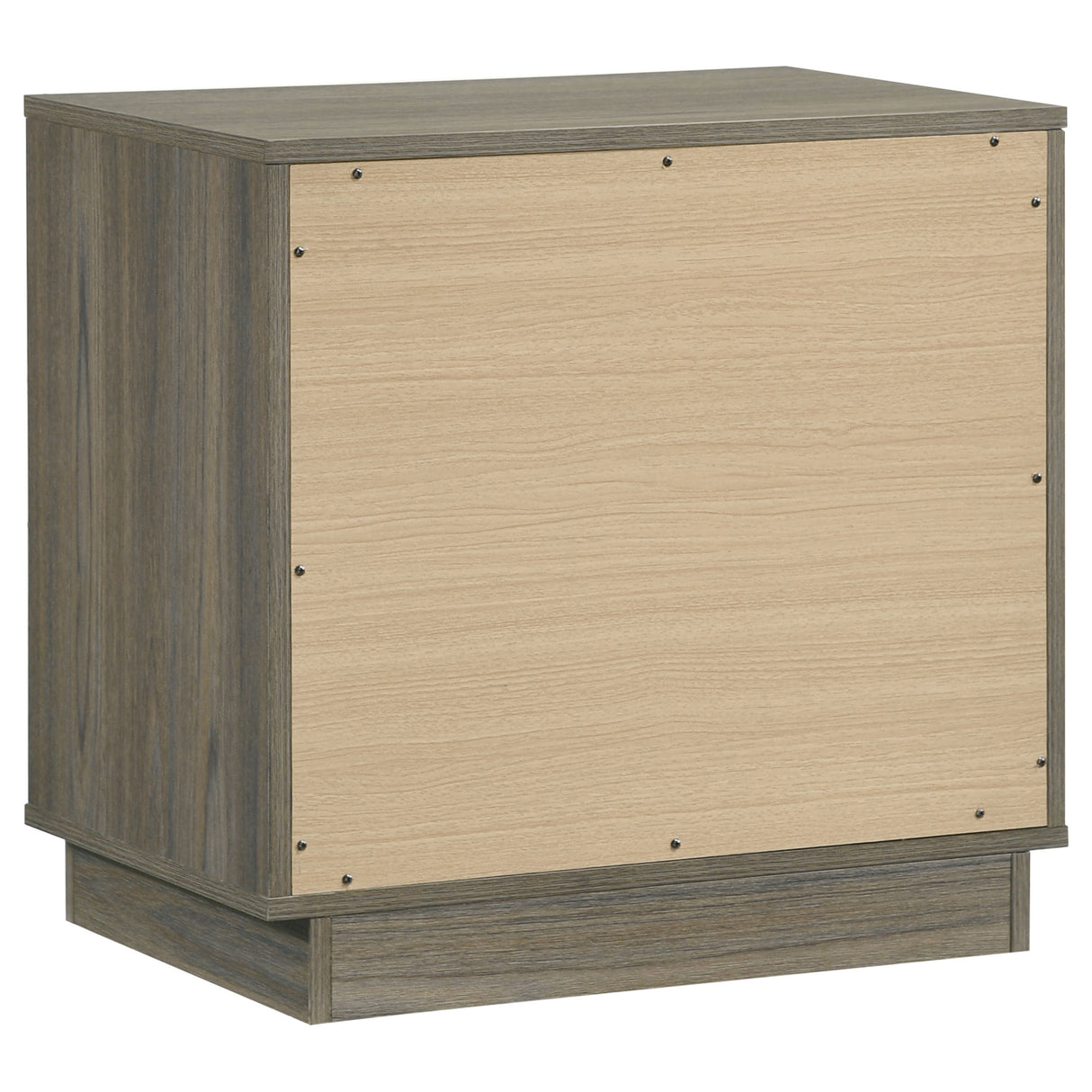 Fenwick 2-drawer Nightstand Bedside Table Grey Oak - Home Elegance USA