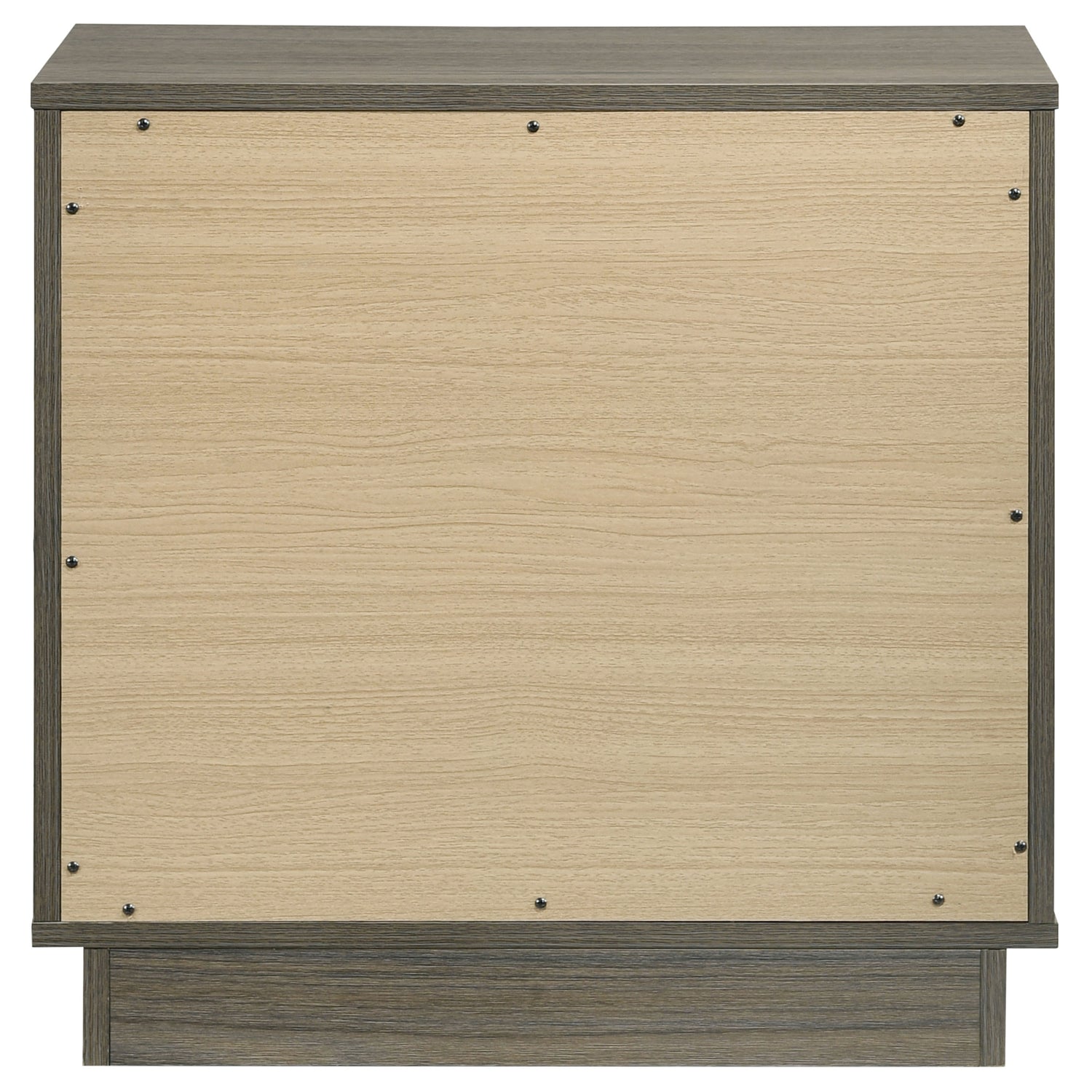 Fenwick 2-drawer Nightstand Bedside Table Grey Oak - Home Elegance USA