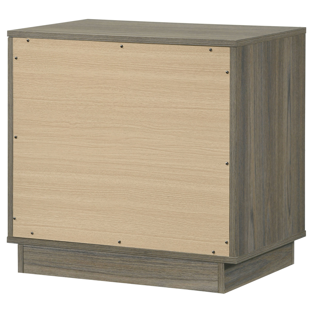 Fenwick 2-drawer Nightstand Bedside Table Grey Oak - Home Elegance USA