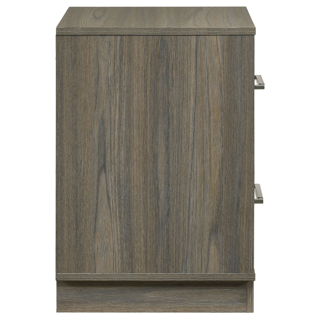 Fenwick 2-drawer Nightstand Bedside Table Grey Oak - Home Elegance USA