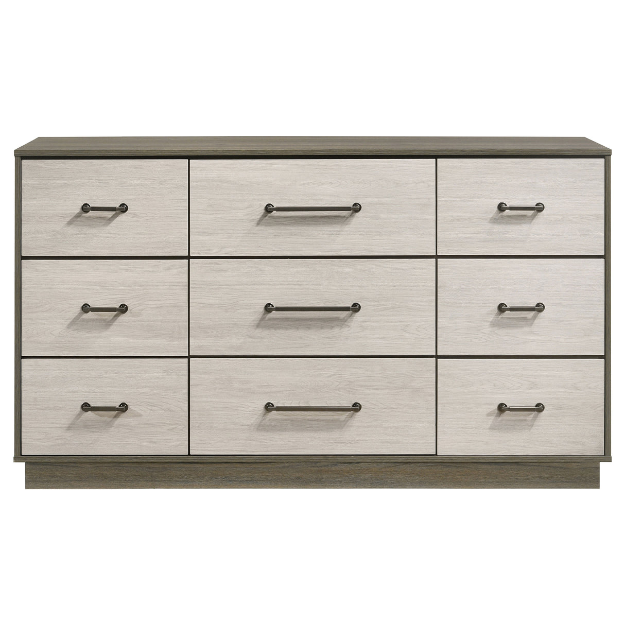 Fenwick 9-drawer Dresser Grey Oak - Home Elegance USA